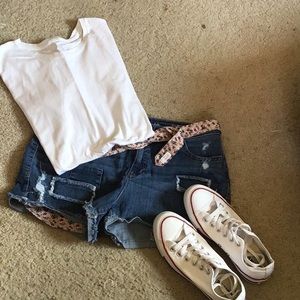 Sonoma plain white tee, size small